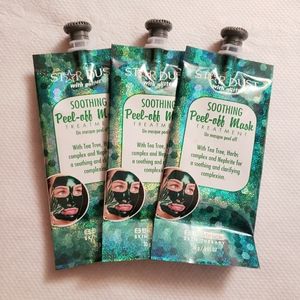 3 Star Dust with Glitter Peel Off Face Masks